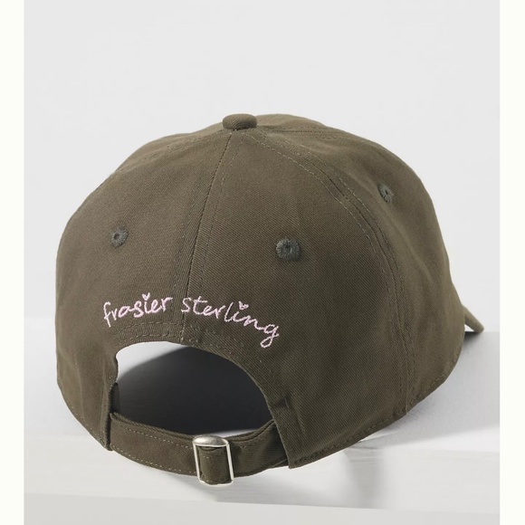 NWT Anthropologie Frasier Sterling Flag Icon Baseball Cap, Touchdown main image 7